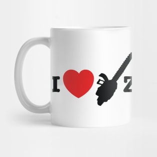 I love slicing zombies. Mug